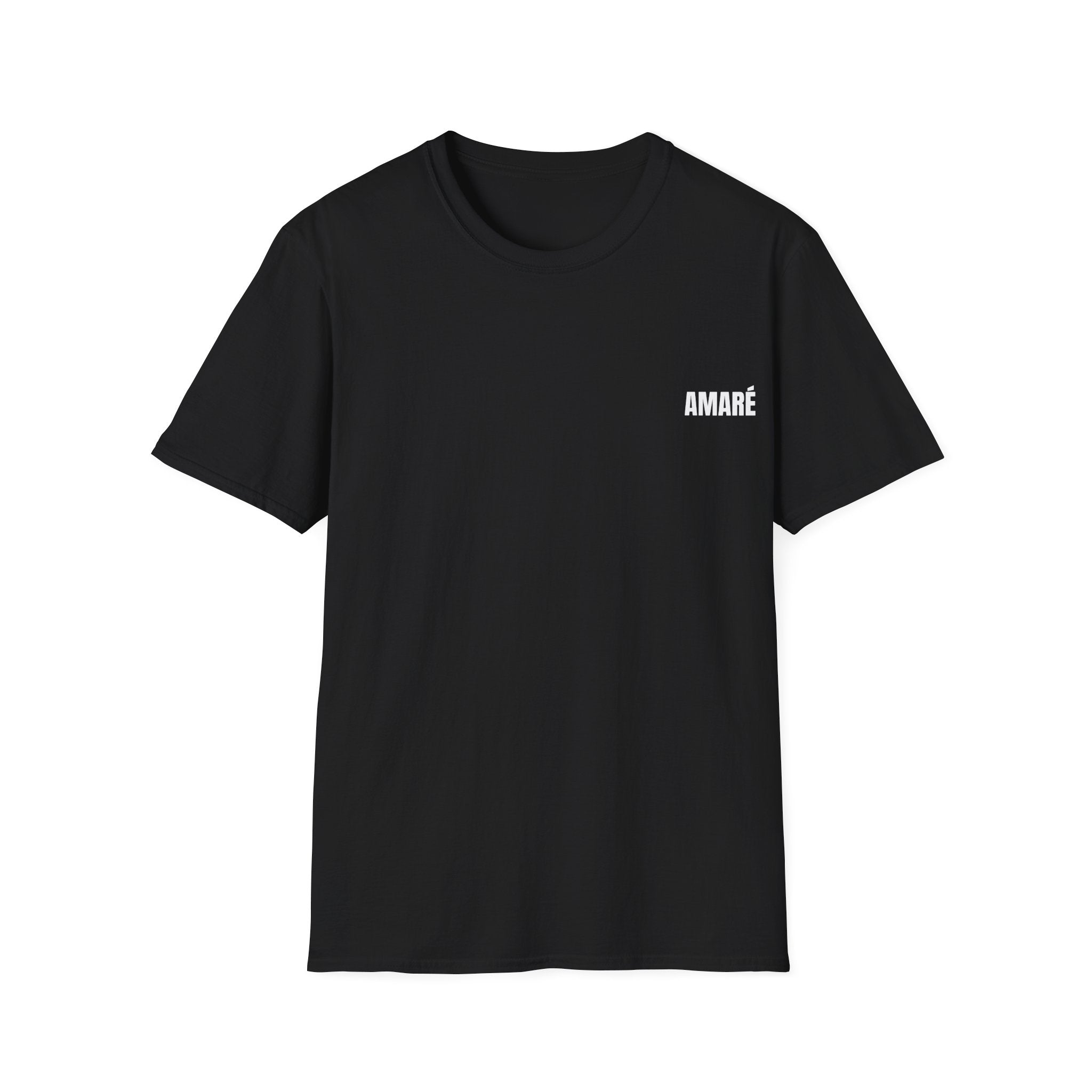 Amaré Logo T-Shirt — Minimal Black Graphic Tee