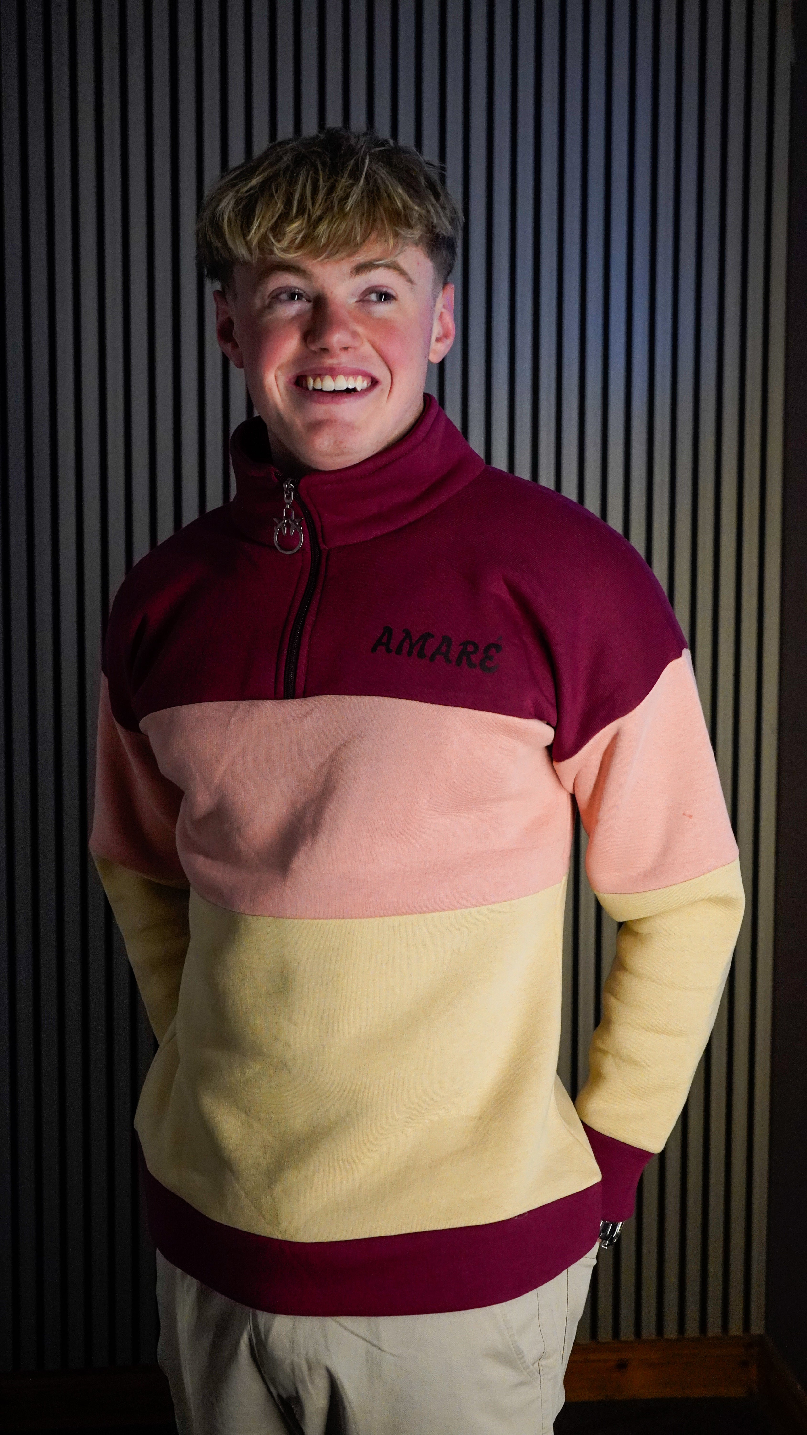 AMARÉ Premium Quarter-Zip – Ice Cream Edition