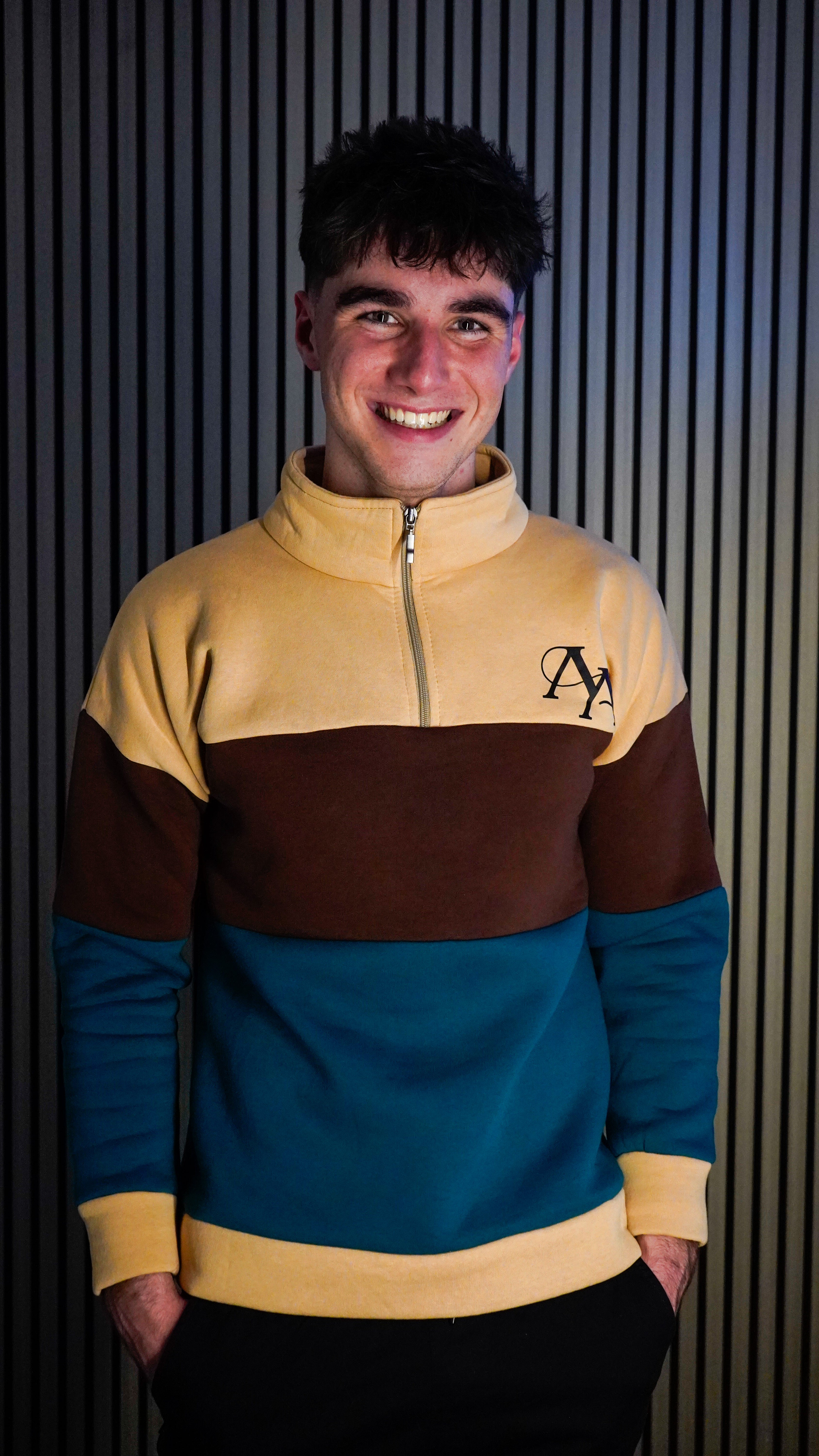 AMARÉ Premium Quarter-Zip – Ice Cream Edition