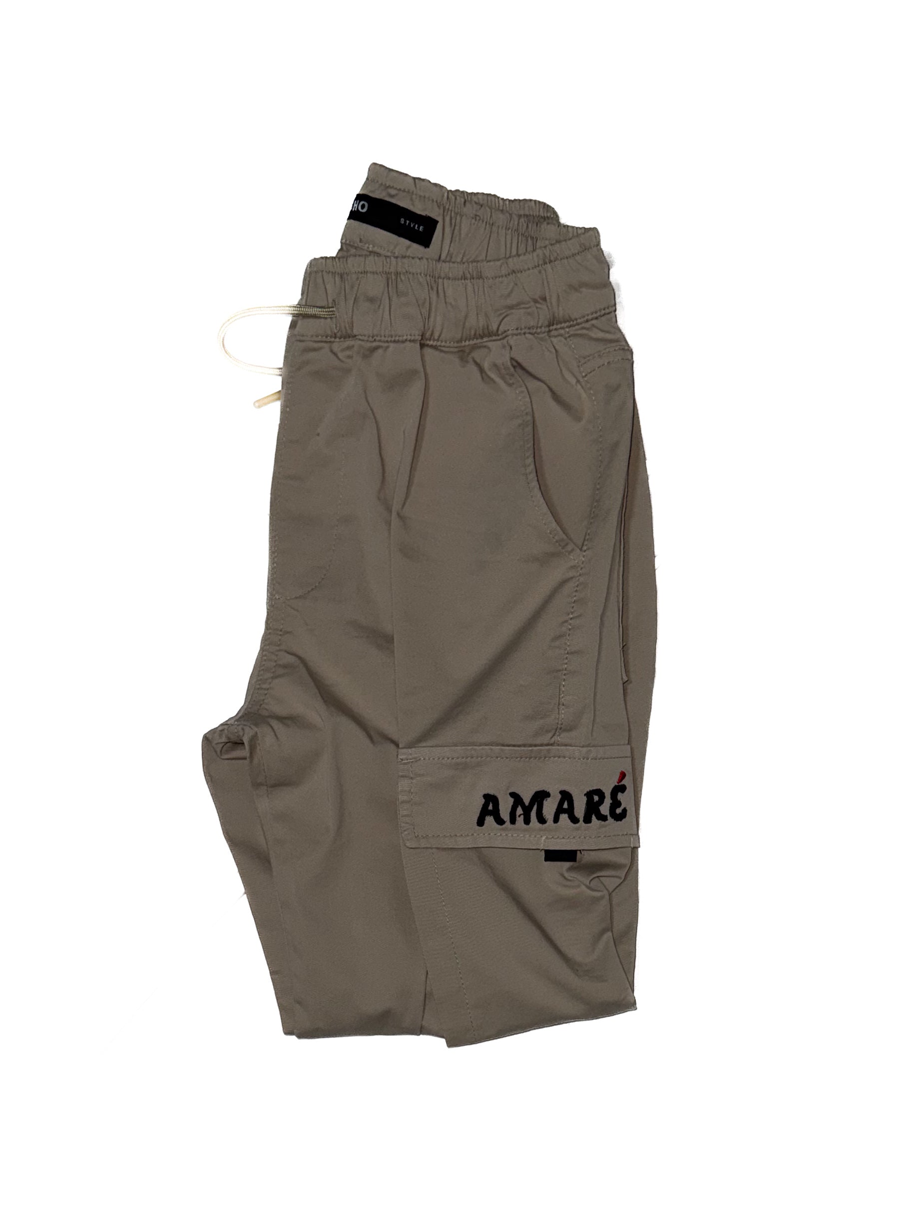 AMARÉ Embroidery Cargo Pants